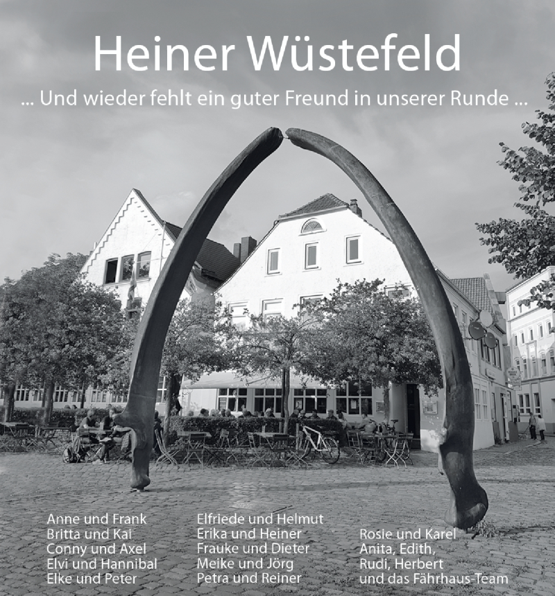 Traueranzeige von Heiner Wüstefeld von Die Norddeutsche
