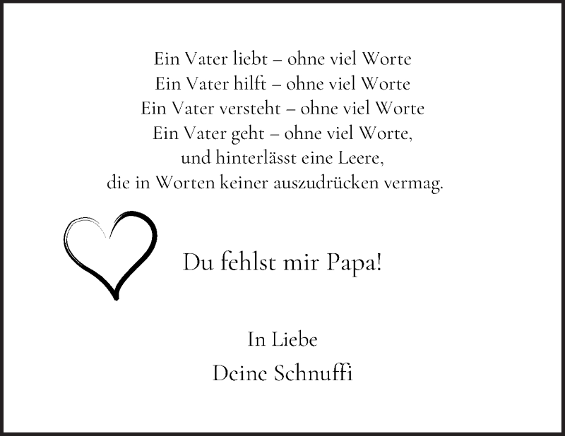 Traueranzeige von Rolf Hagemann von WESER-KURIER