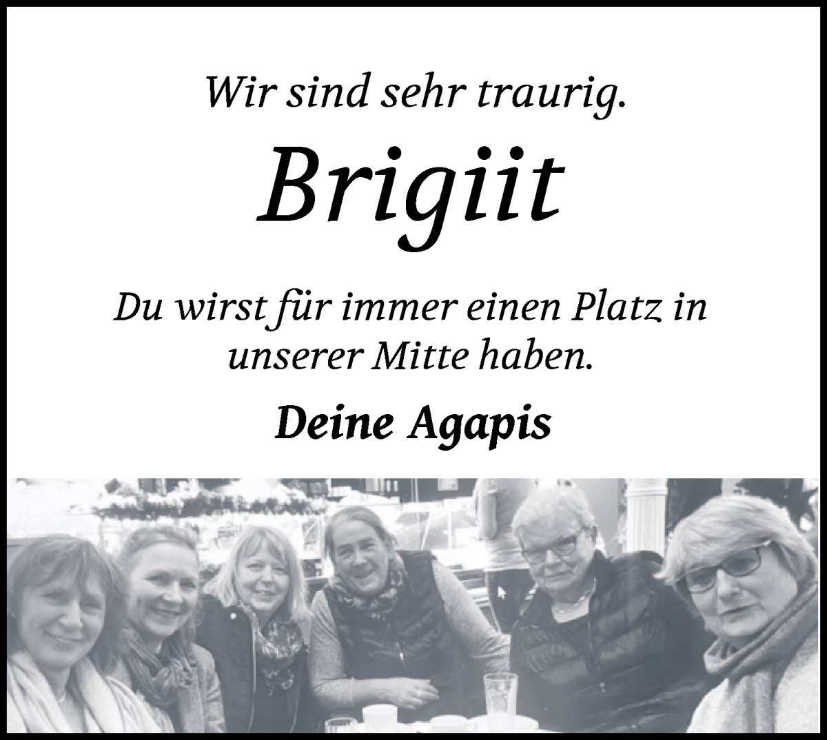 Traueranzeige von Brigitte Süske von WESER-KURIER