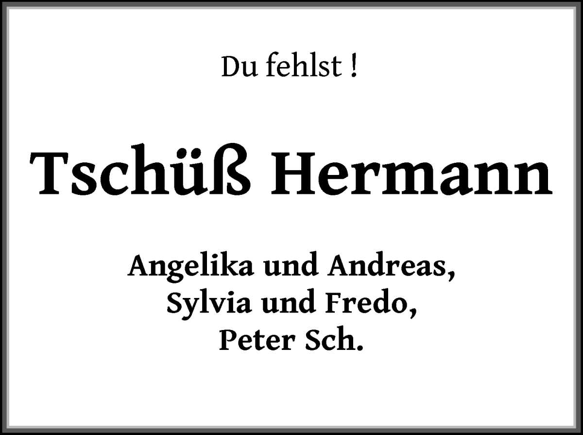 Traueranzeige von Hermann Klattenhoff von WESER-KURIER