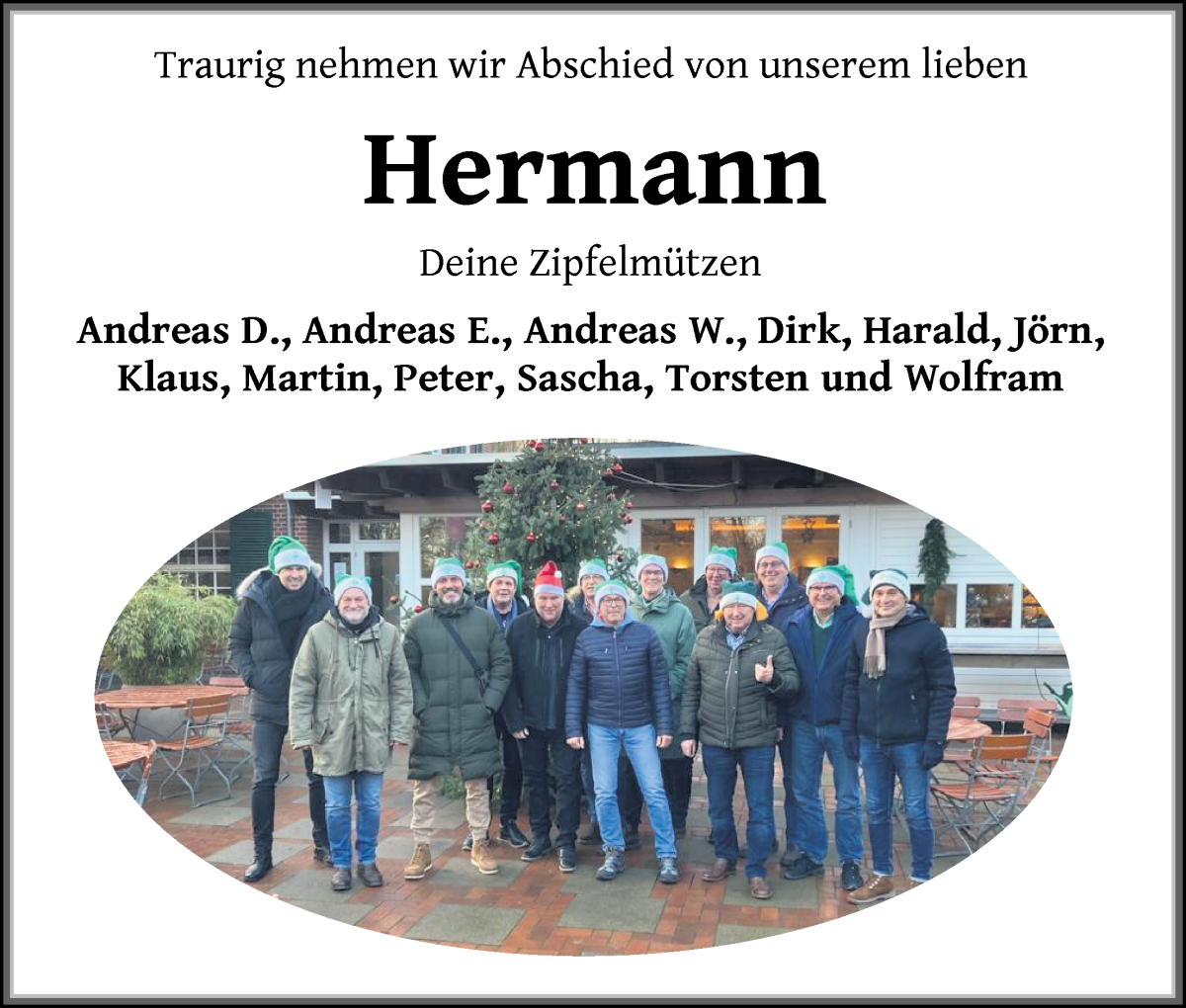 Traueranzeige von Hermann Klattenhoff von WESER-KURIER