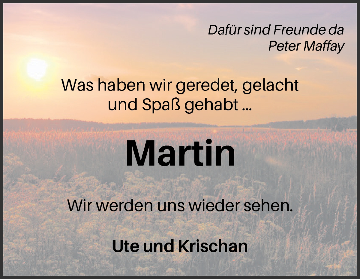 Traueranzeige von Martin Lankenau von Osterholzer Kreisblatt
