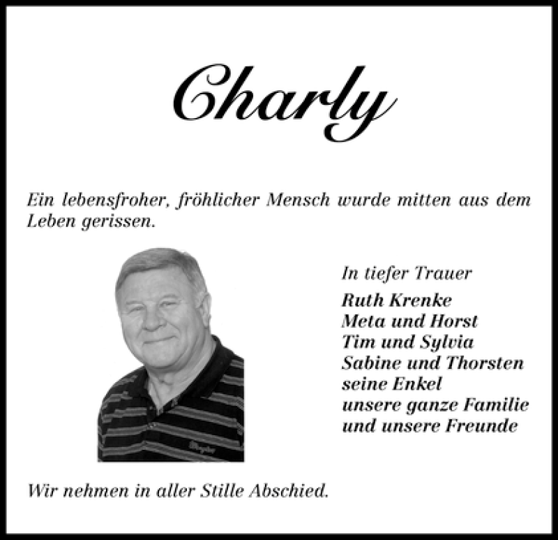 Traueranzeige von Karl-Heinz Krenke von WESER-KURIER